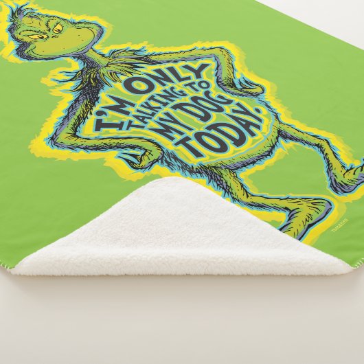 Snarky Grinch | Witzig Ich rede nur mit meinem Hun Sherpadecke (3/4)