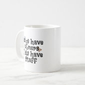 Snarky Katzen-Sprichwort-Tasse Kaffeetasse (Vorderseite Links)