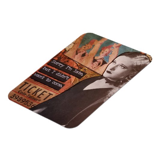 Snarky Magnet Sorry, ich bin spät Gewollt, um zu k (Linke Seite)