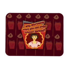 Snarky Microwave Retro Hausfrau Magnet