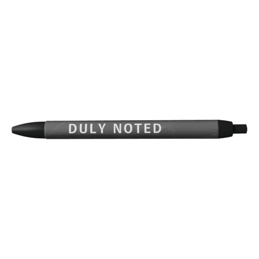 Snarky Pen | Duly Noted Kugelschreiber (Vorderseite)