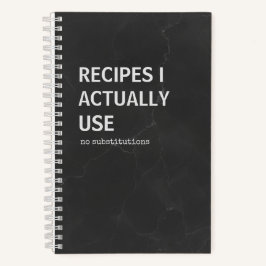 Snarky Rezeptbuch | Küchennotizbuch Notizblock