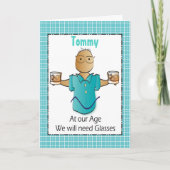 Snarky Sarcastic Male Birthday Old Age Joge Karte (Vorderseite)