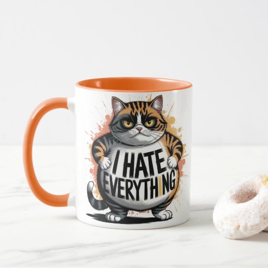 Snarky Spaß 11 oz Kaffee Tasse (Mit Donut)