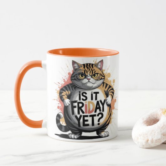 Snarky Spaß 11 oz Kaffee Tasse (Mit Donut)