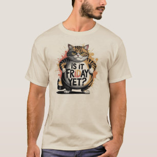 Snarky Spaß Unisex T - Shirt IST ES NOCH FREITAG?