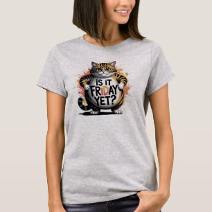 Snarky Spaß Unisex T - Shirt IST ES NOCH FREITAG?