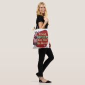 Snarky Thriller Genre Reader Retro Hausfrau Tasche (Am Model)