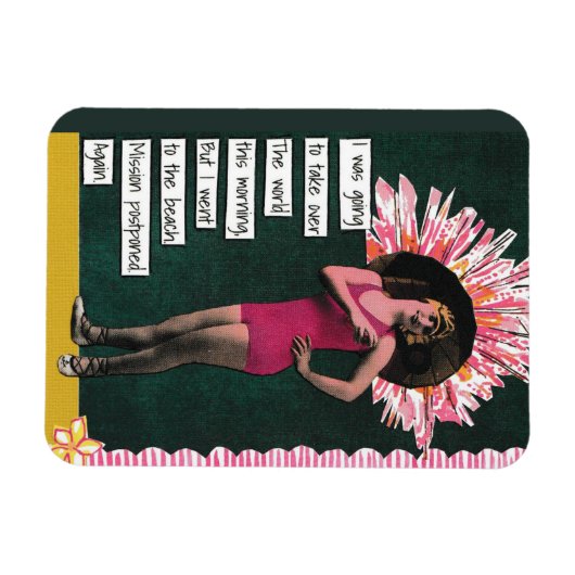 Snarky Vacation Magnet Beach Day (Horizontal)