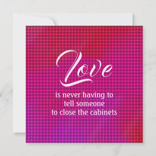 Snarky Valentinstag Card (Vorderseite)