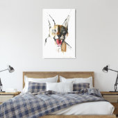 Snarl Leinwanddruck (Insitu (Schlafzimmer))