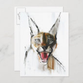 Snarl Postkarte (Vorne/Hinten)