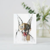 Snarl Postkarte (Stehend Vorderseite)