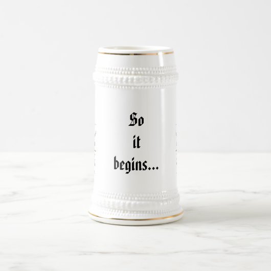 Snarling Graeko Beer Stein Bierglas (Mittel)