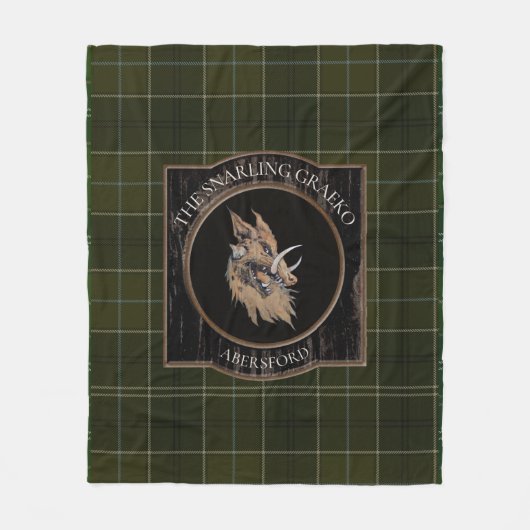 Snarling Graeko Fleece Blanket (Vorderseite)