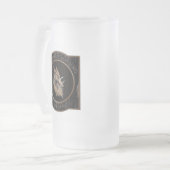 Snarling Graeko Mattiert Beer Tasse (Vorderseite Links)