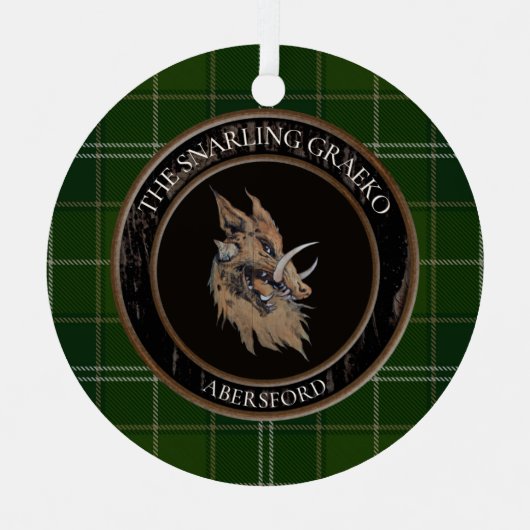 Snarling Graeko Xmas Ornament (Vorderseite)