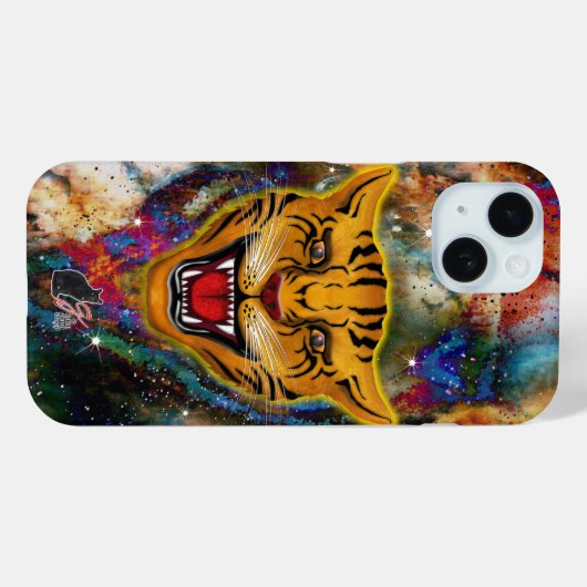 Snarling Tiger Nebula Case-Mate iPhone Hülle (Rückseite (Horizontal))