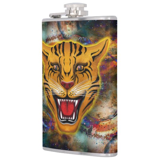 Snarling Tiger Nebula Flachmann (Links)