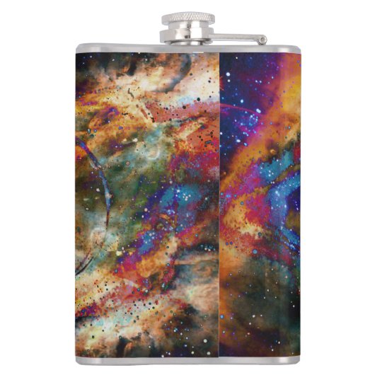 Snarling Tiger Nebula Flachmann (Rückseite)