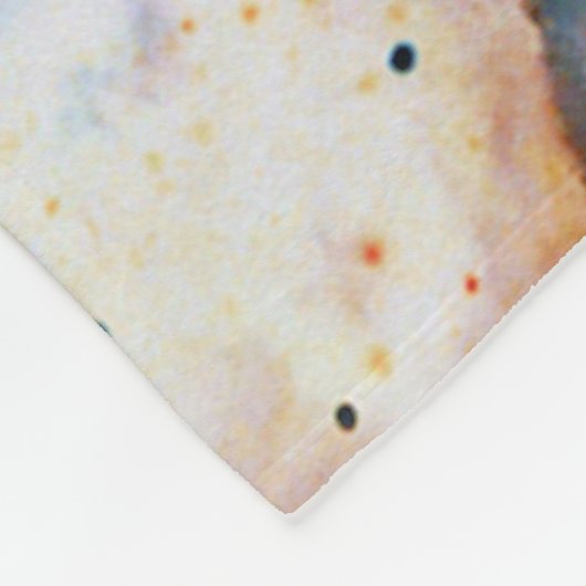 Snarling Tiger Nebula Fleece Blanket (Ecke)