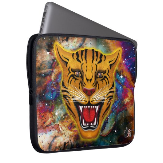 Snarling Tiger Nebula Laptopschutzhülle (Vorne Rechts)