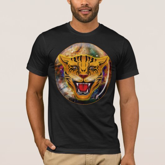 Snarling Tiger Nebula T - Shirt (Vorderseite)