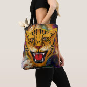 Snarling Tiger Nebula Tasche (Von Nahem)