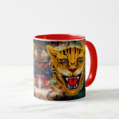 Snarling Tiger Nebula Tasse (VorderseiteRechts)