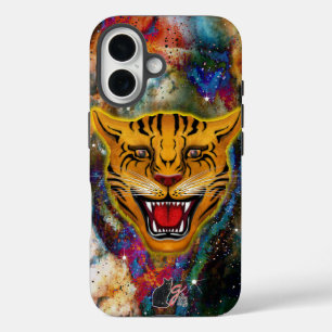Snarling Tiger Nebula Tough iPhone 16 Hülle