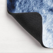 Snarling wolf (Canis Lupus), Profil (Digital) Mousepad (Ecke)