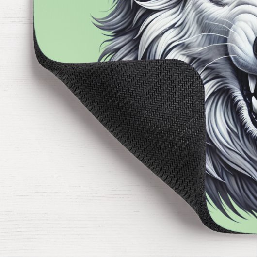 Snarling Wolf Mousepad (Ecke)