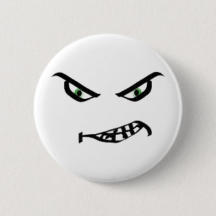 Snarly Gesichts-Knopf Button