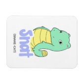 Snat (Schlange + Katze) Niedliches, flexibles Magn Magnet (Horizontal)