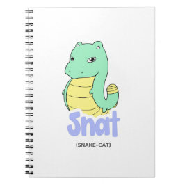 Snat (Schlange + Katze) Niedliches Notebook/-Journ Notizblock