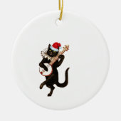 Snata Cat Keramik Ornament (Vorne)