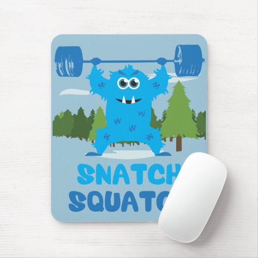 Snatch Squatch Mousepad (Mit Mouse)