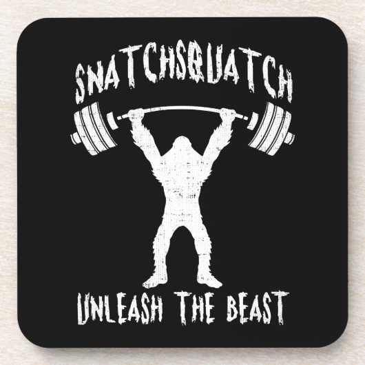 Snatchsquatch, Cartoon Big Foot, Beast, Funny Gym Untersetzer (Vorderseite)