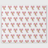 'Snaxalotl'Snacking Axolotl Wrapping Paper Geschenkpapier (Flach)