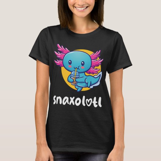 Snaxolotl (auf dunklen Farben) T-Shirt (Vorderseite)