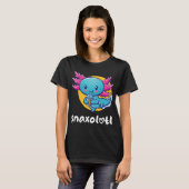 Snaxolotl (auf dunklen Farben) T-Shirt (Vorne ganz)