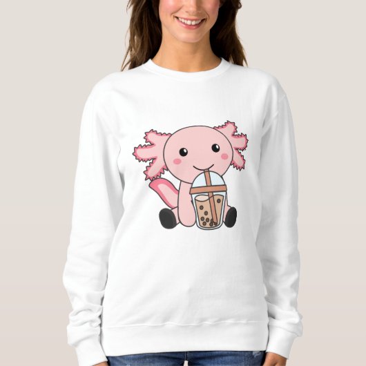 Snaxolotl Axolotl Bubble Tee Liebhaber von süßen T (Vorderseite)