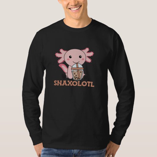 Snaxolotl Axolotl Bubble Tee Liebhaber von süßen T (Vorderseite)