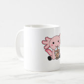 Snaxolotl Axolotl Bubble Tee Liebhaber von süßen T Kaffeetasse (Vorderseite Links)