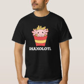 Snaxolotl Axolotl Lover Niedlichen Tiere Fries T-Shirt (Vorderseite)