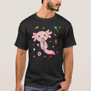 Snaxolotl Axolotl Lover Niedlicher Tiere Candy T-Shirt