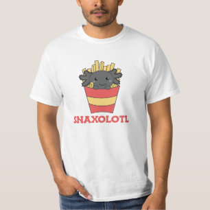 Snaxolotl Axolotl Lover Niedlicher Tiere Fries T-Shirt
