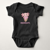 Snaxolotl Axolotl Lovers Sweet Animals Ice Creme Baby Strampler (Vorderseite)