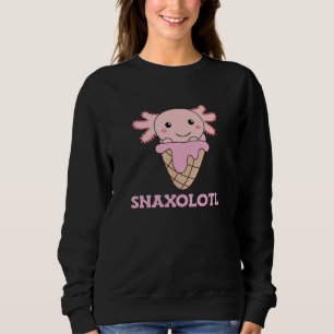 Snaxolotl Axolotl Lovers Sweet Animals Ice Creme Sweatshirt