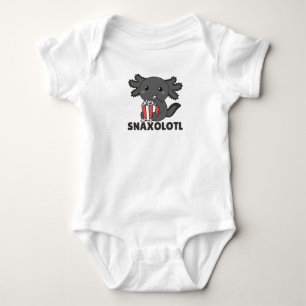 Snaxolotl Axolotl Lovers Sweet Animals Popcorn Baby Strampler
